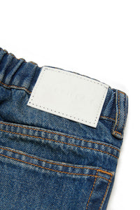 Pantalon délavé en denim - Blue Denim