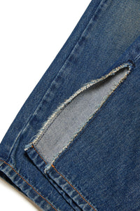 Pantalon délavé en denim - Blue Denim