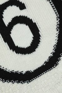 Pull à imprimé jacquard en laine - Off White