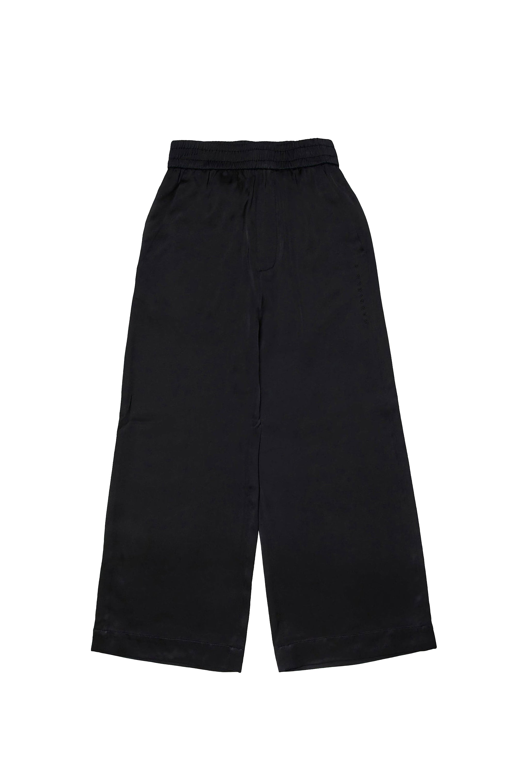 Flared sweatpants with elasticated waistband - Black