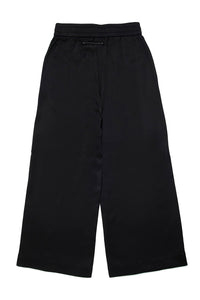 Flared sweatpants with elasticated waistband - Black