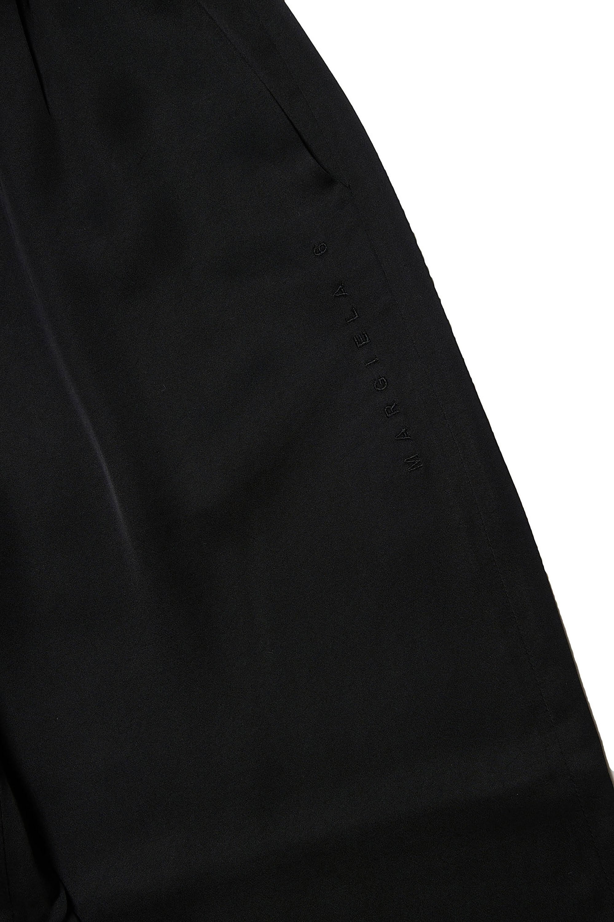 Flared sweatpants with elasticated waistband - Black