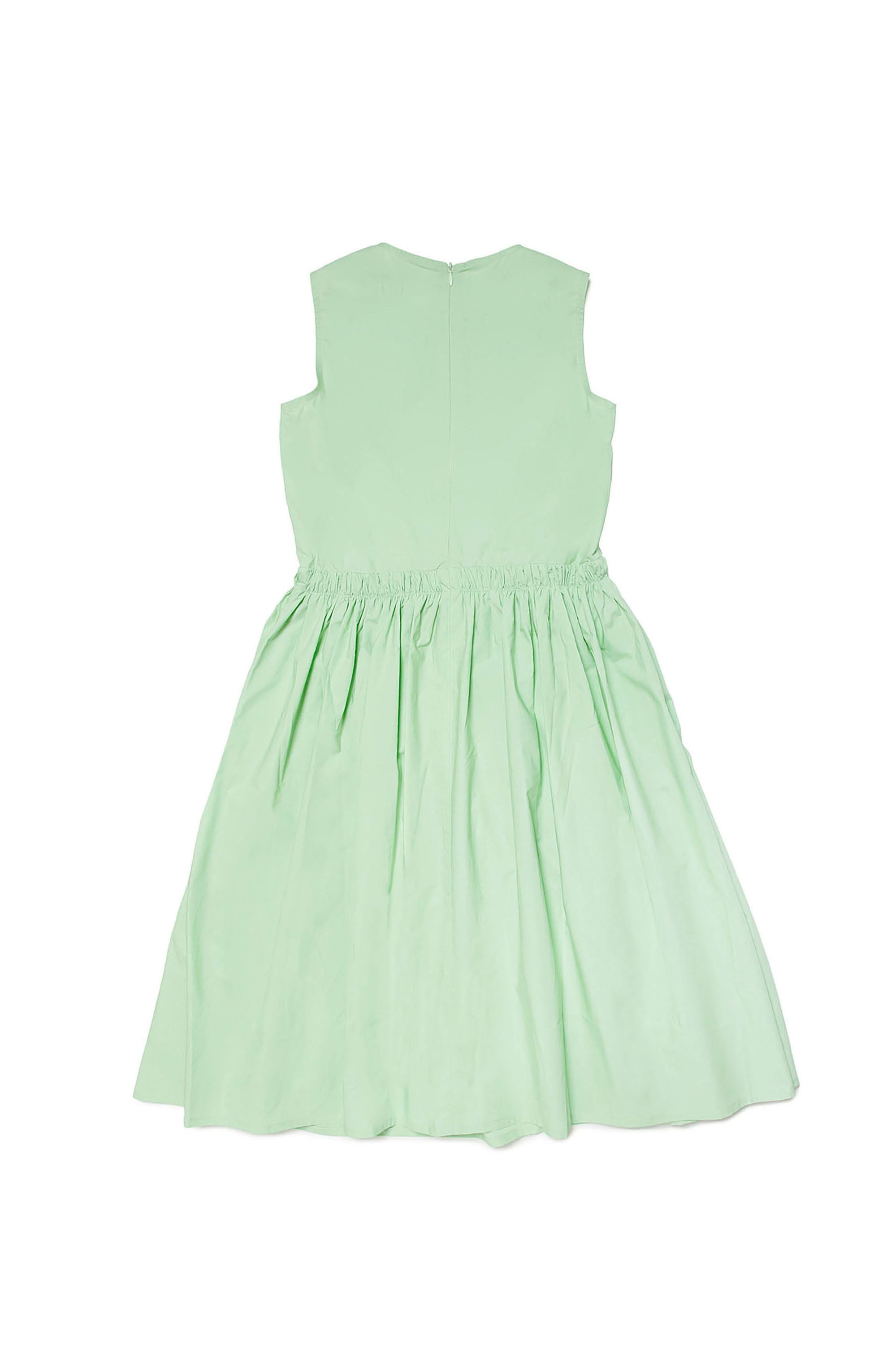 Sleeveless flared dress - Pistachio