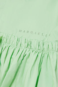 Sleeveless flared dress - Pistachio