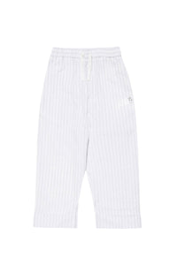 Drawstring sweatpants - White