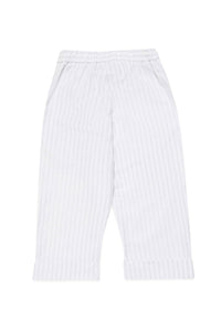 Drawstring sweatpants - White