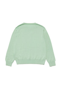 Sweatshirt à broderie - Pistachio