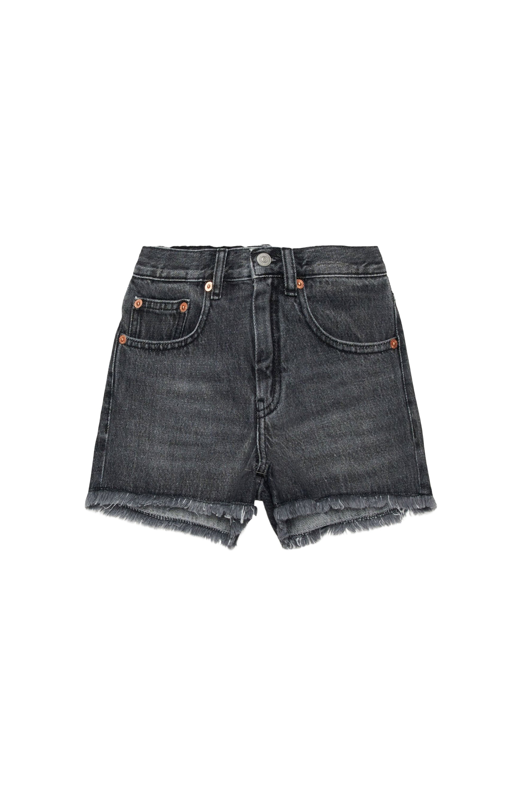 Short à poches en denim - Black Denim