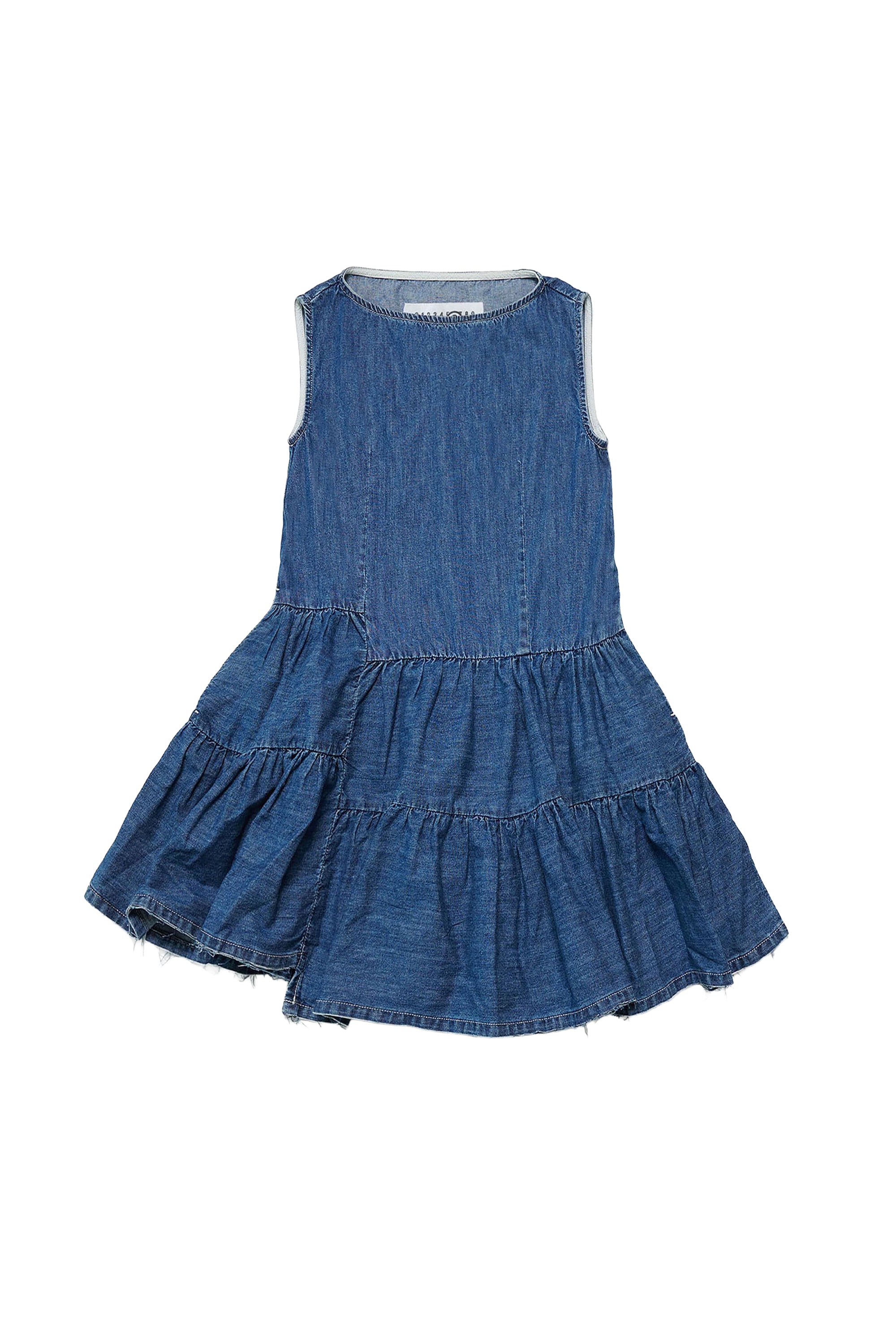 Sleeveless denim dress - Blue Denim