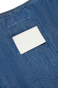 Sleeveless denim dress - Blue Denim