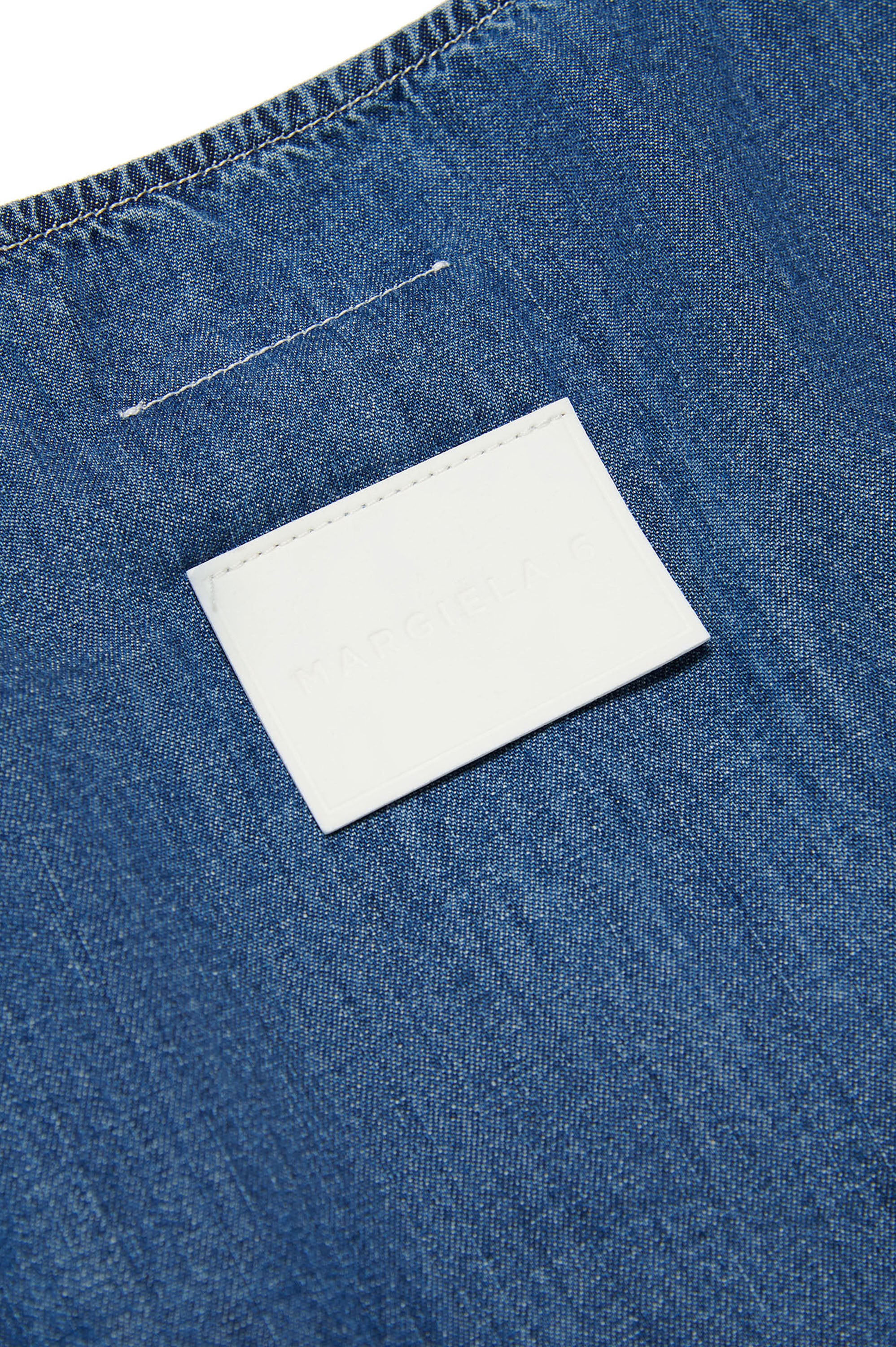 Sleeveless denim dress - Blue Denim