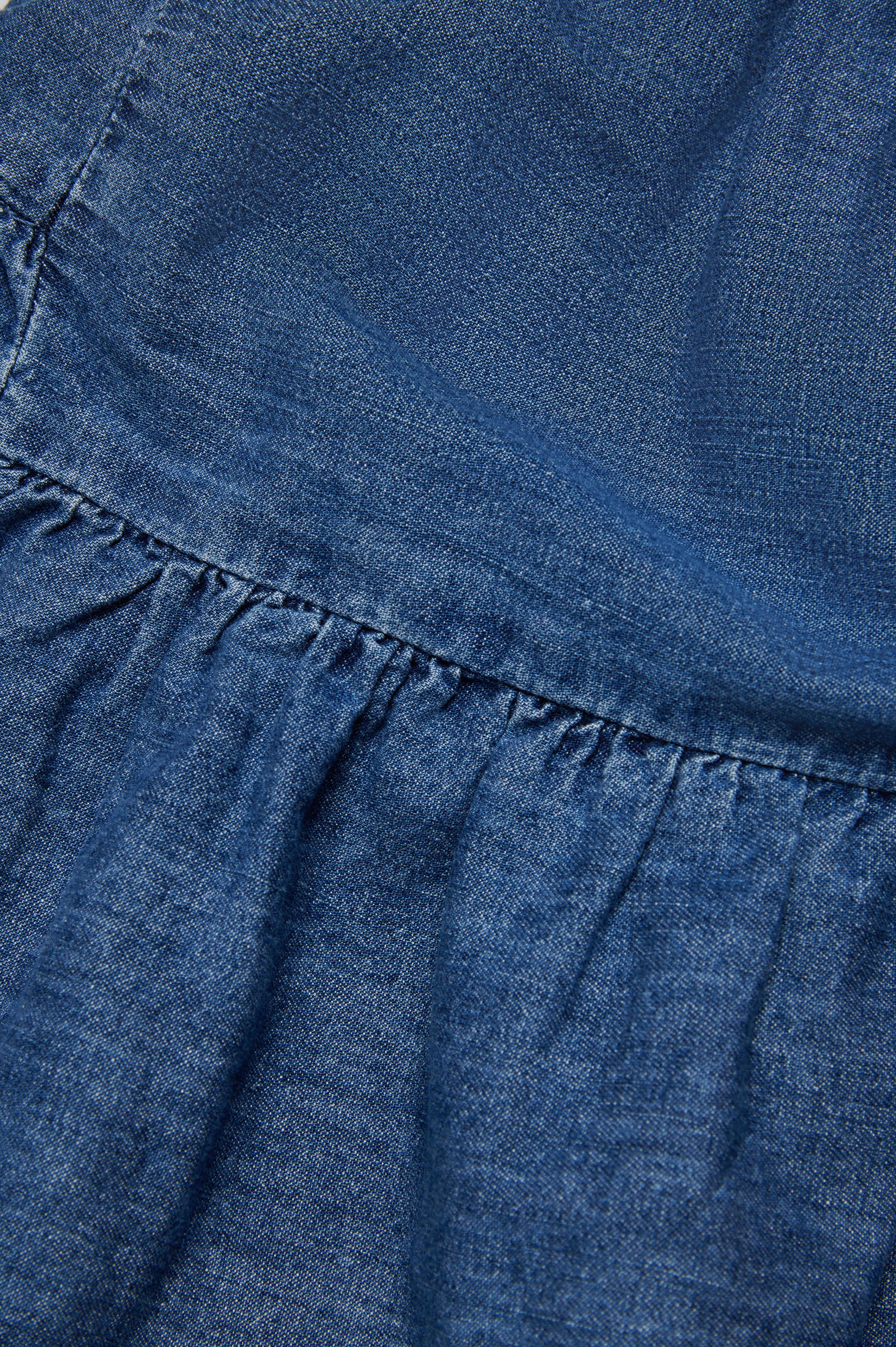 Sleeveless denim dress - Blue Denim