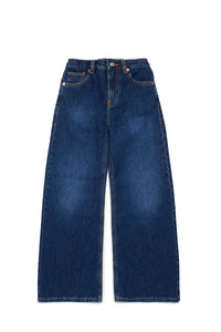 Pantalon délavé en denim - Blue Denim