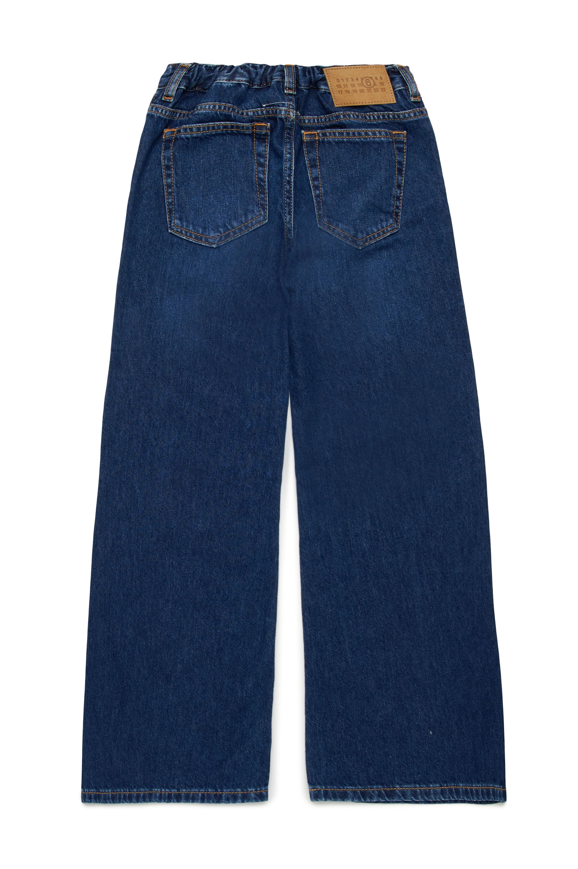 Pantalon délavé en denim - Blue Denim