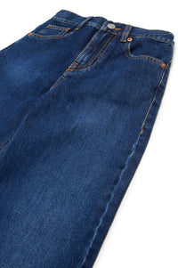 Pantalon délavé en denim - Blue Denim