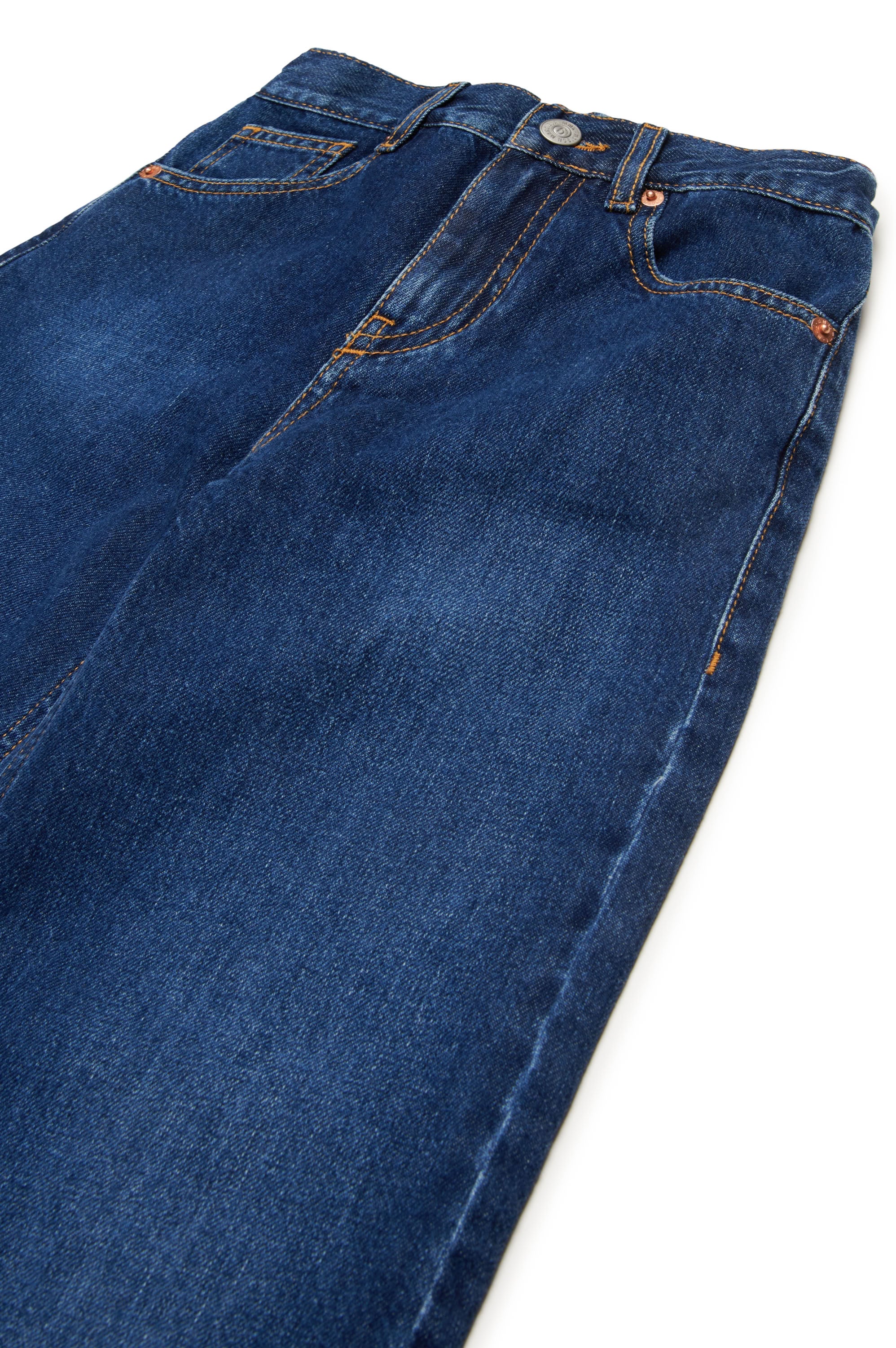 Pantalon délavé en denim - Blue Denim