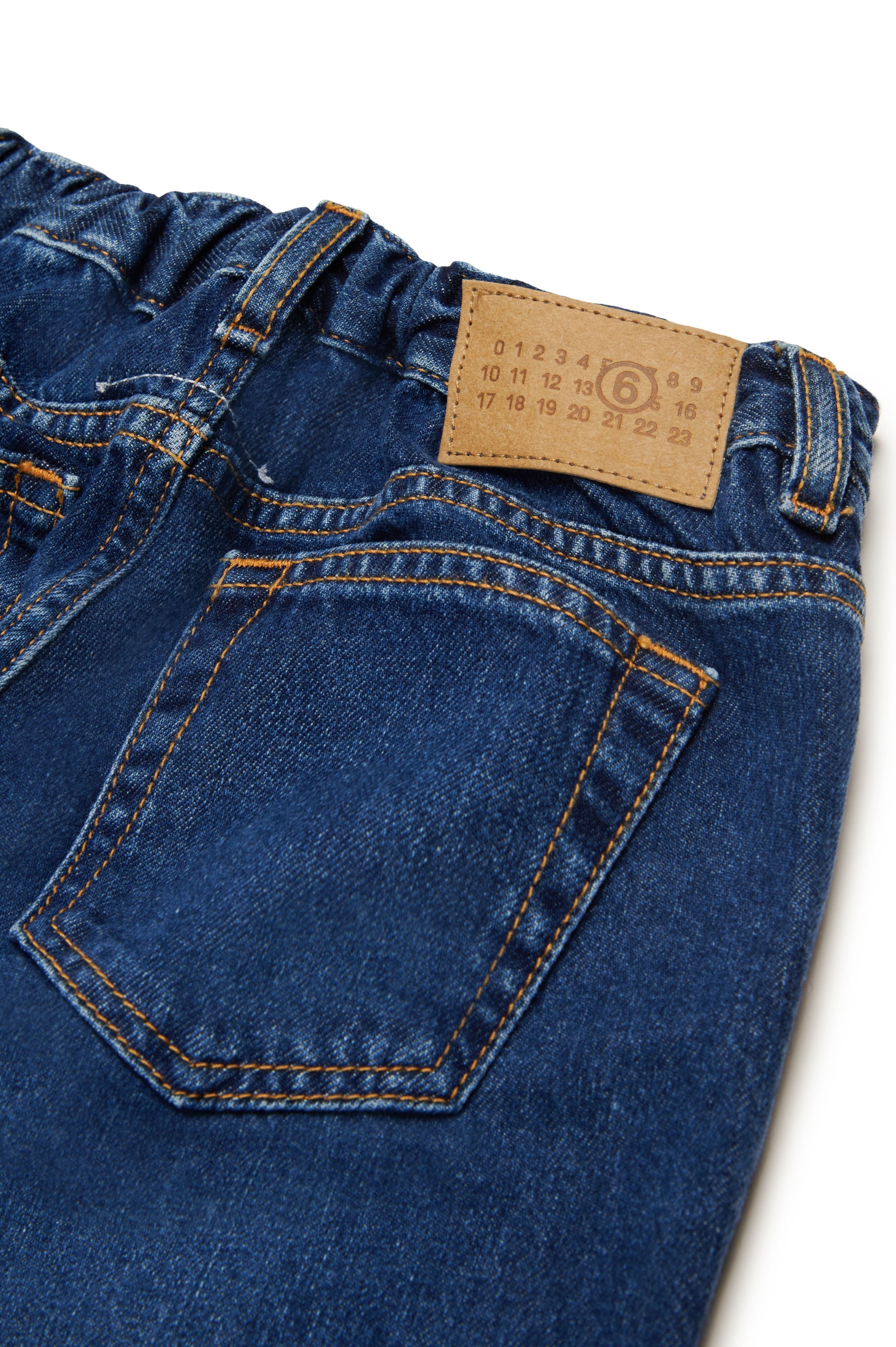 Pantalon délavé en denim - Blue Denim