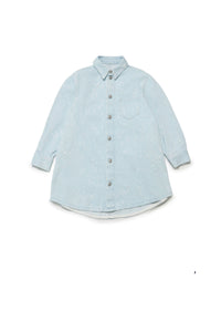 Denim button shirt dress - Blue Denim