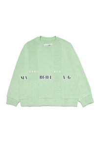 Printed sweatshirt - Pistachio