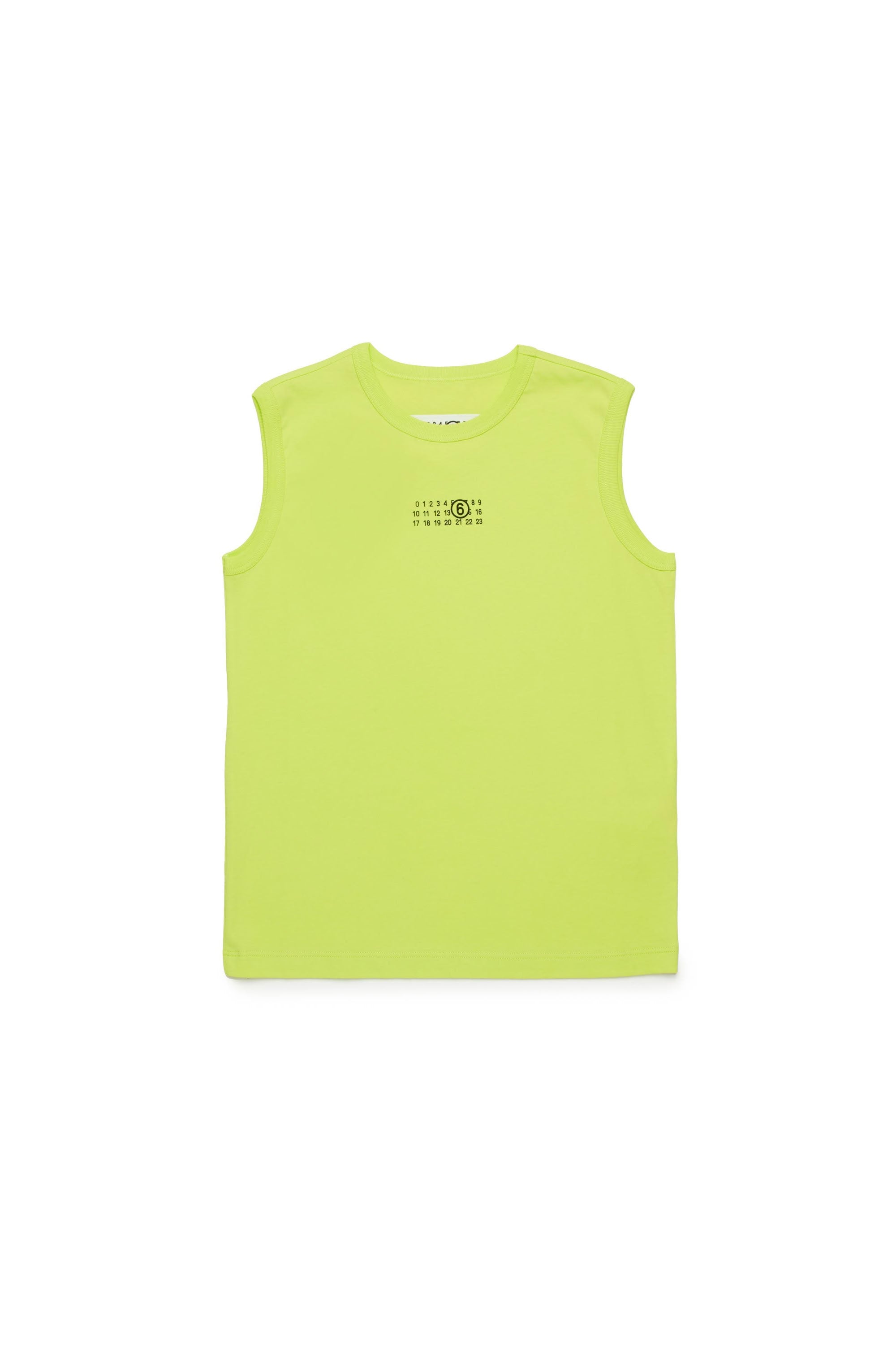 Sleeveless T-shirt - Neon Green