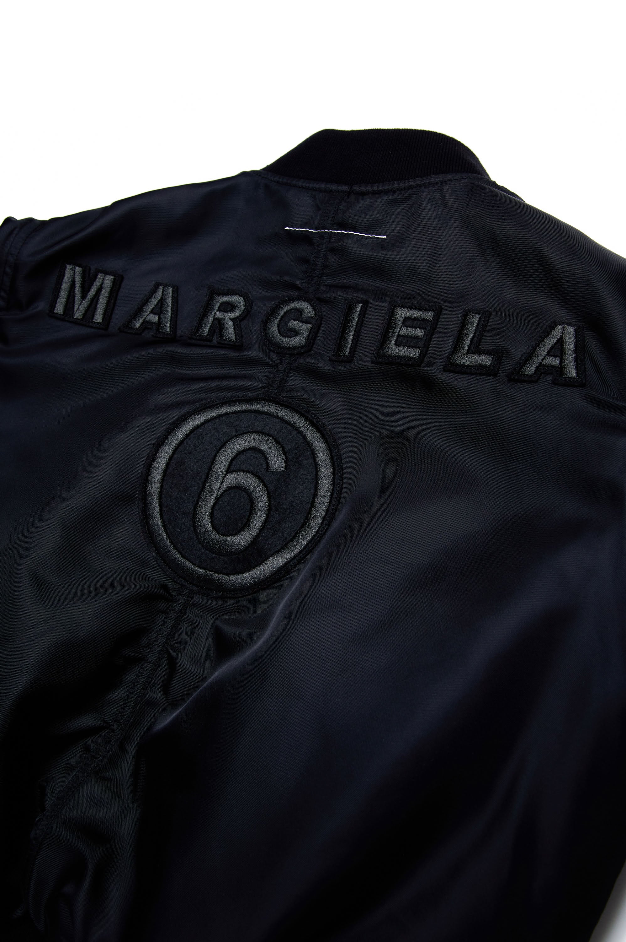 Bomber à zip avec écusson - Black