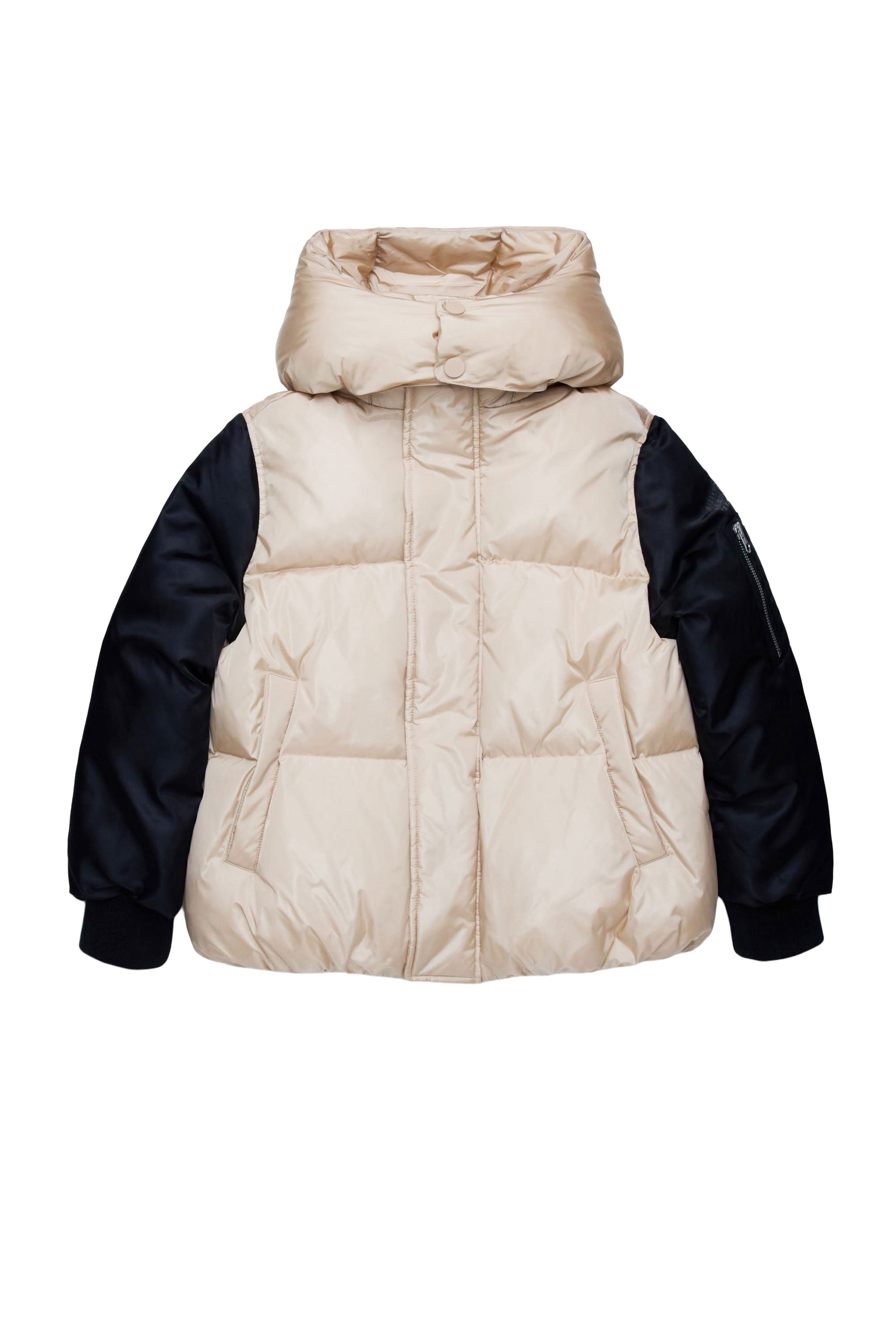 Hooded jacket - Desert & Black
