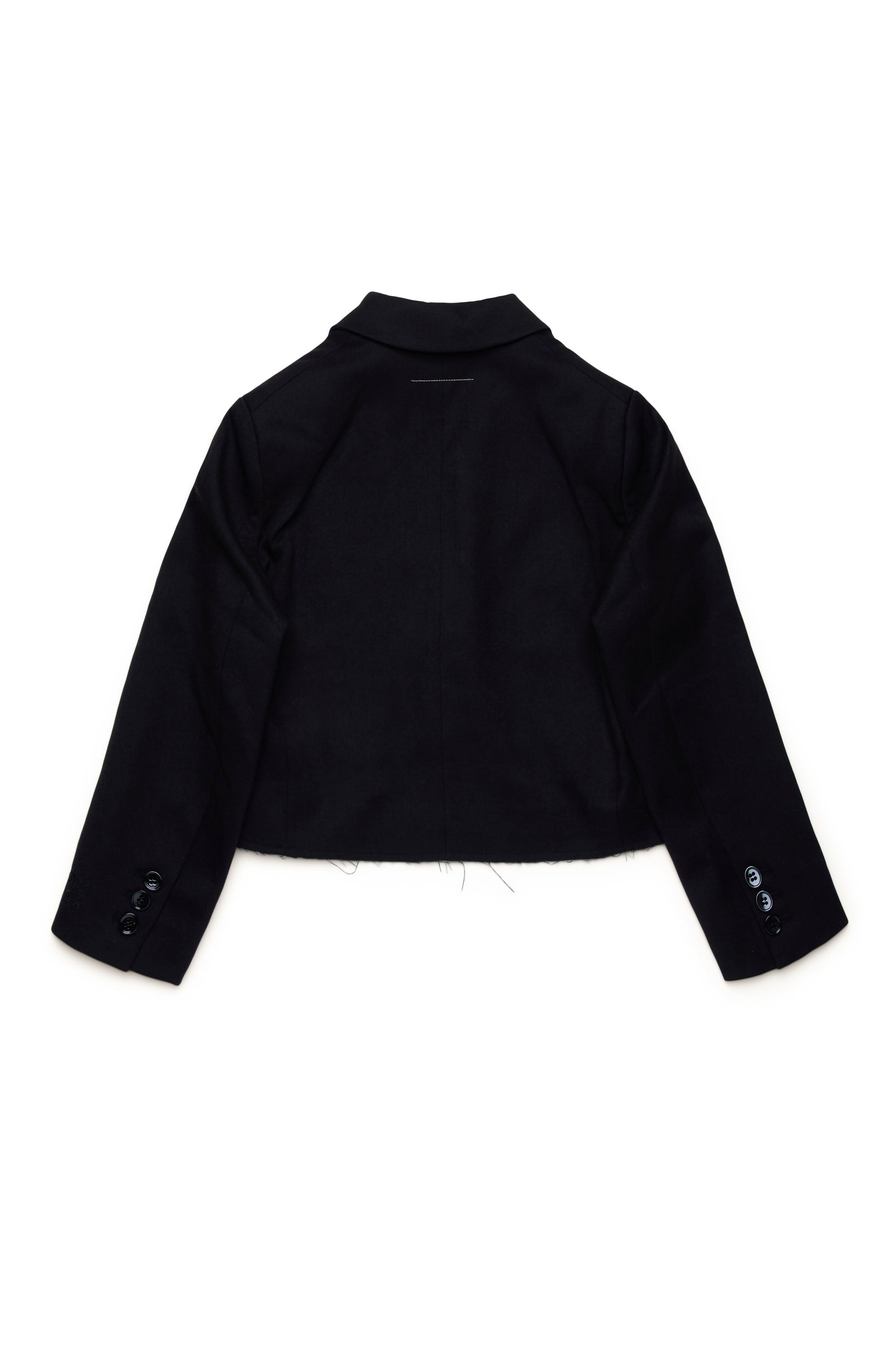 Blazer à boutons en laine - Black