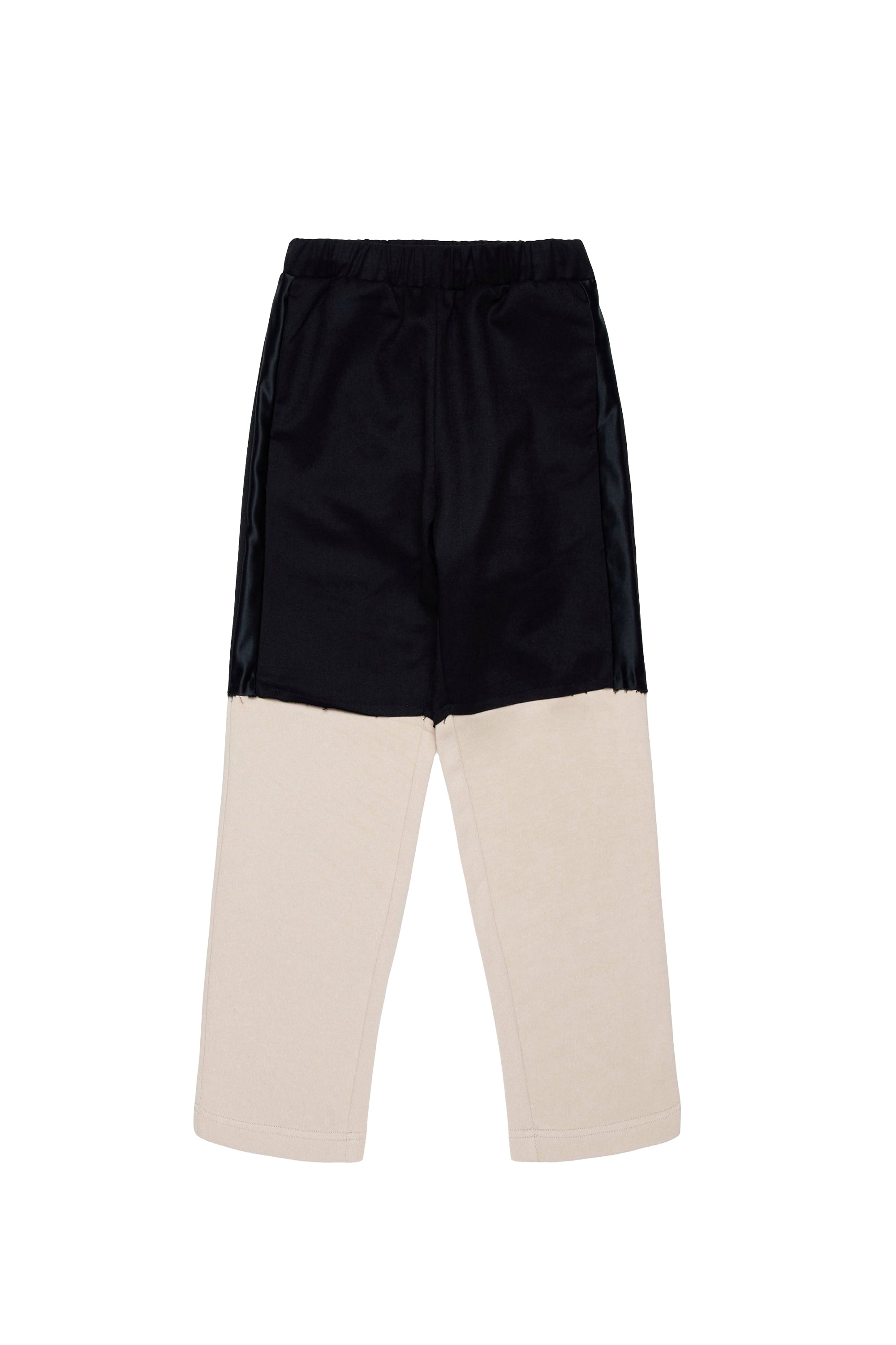 Track trousers with elasticated waistband - Desert & Black