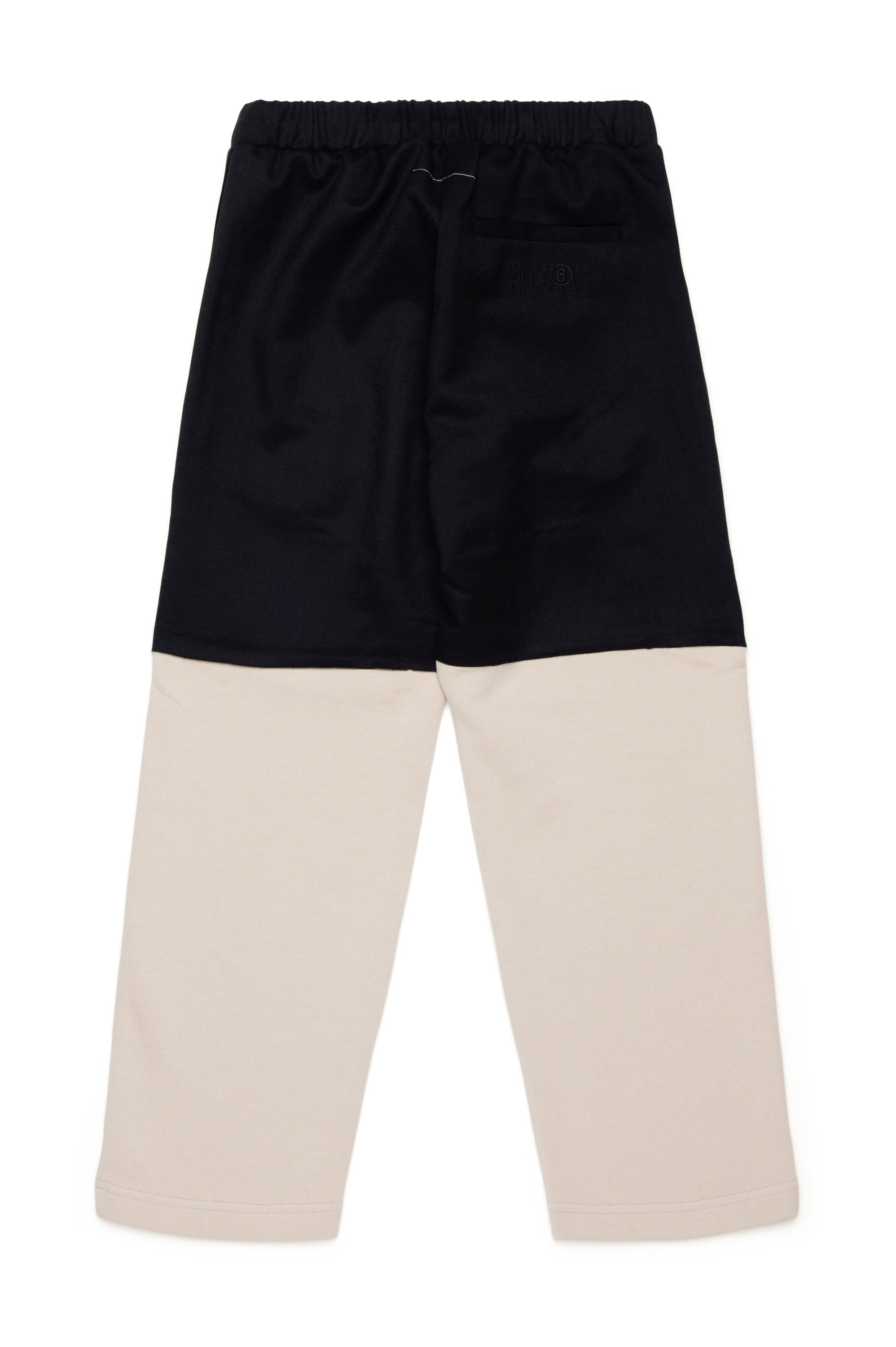 Track trousers with elasticated waistband - Desert & Black