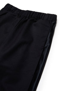 Track trousers with elasticated waistband - Desert & Black