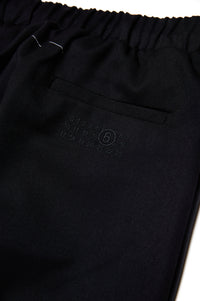 Track trousers with elasticated waistband - Desert & Black