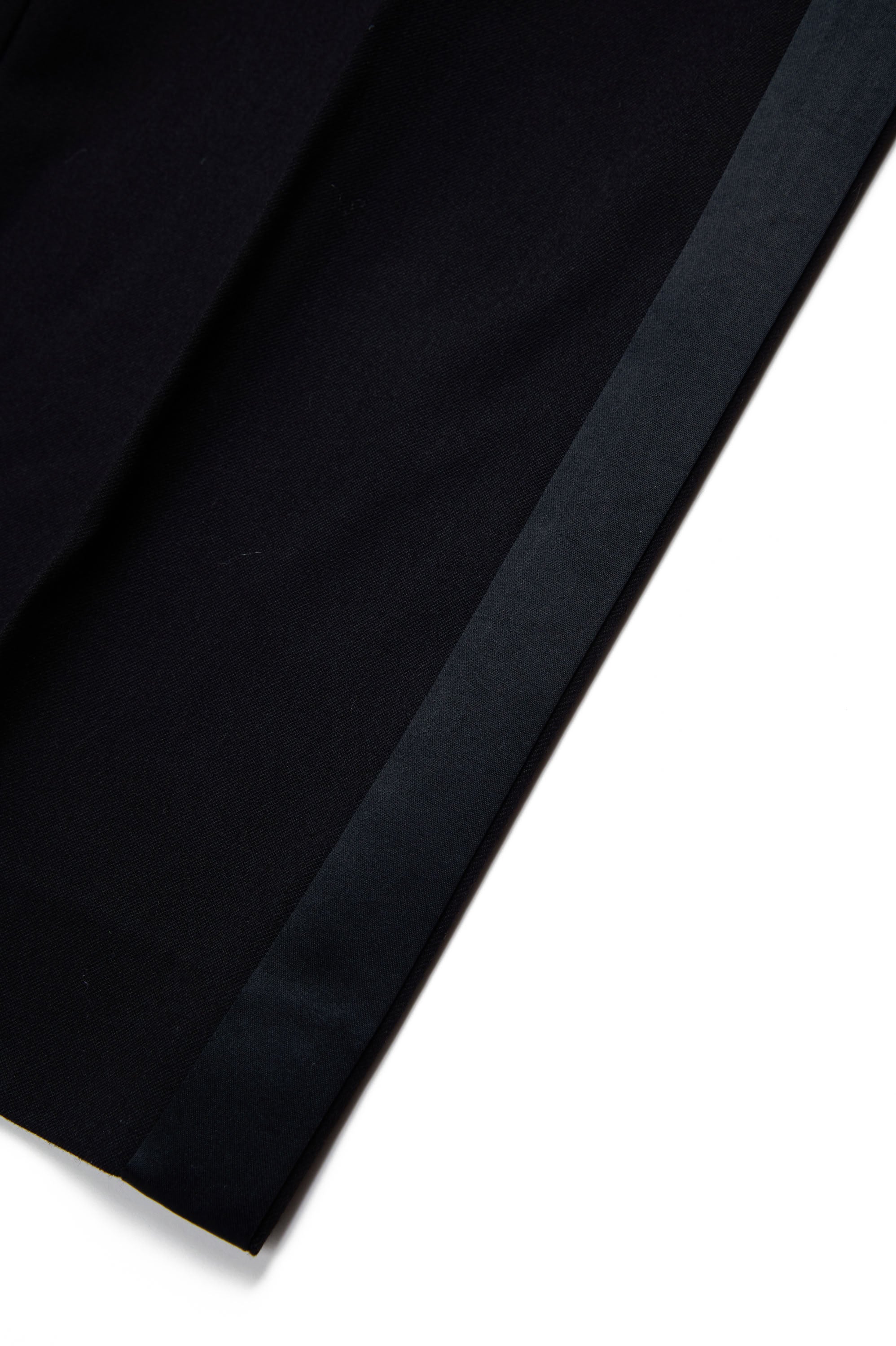 Wool flared trousers - Black