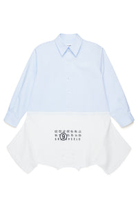Shirt Blue & Natural White Robes - Shirt Blue & Natural White