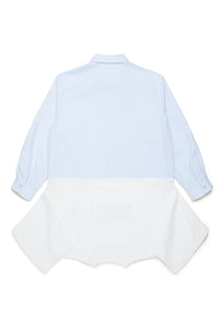 Shirt Blue & Natural White Robes - Shirt Blue & Natural White
