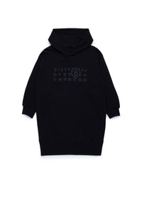 Oversized hoodie dress - Black