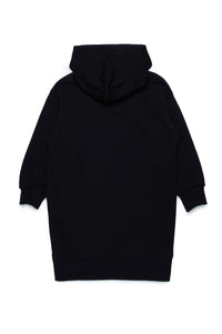 Oversized hoodie dress - Black