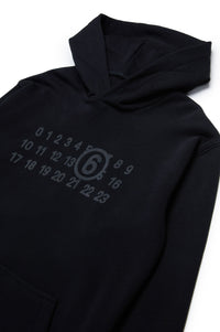 Robe à capuche oversize - Black