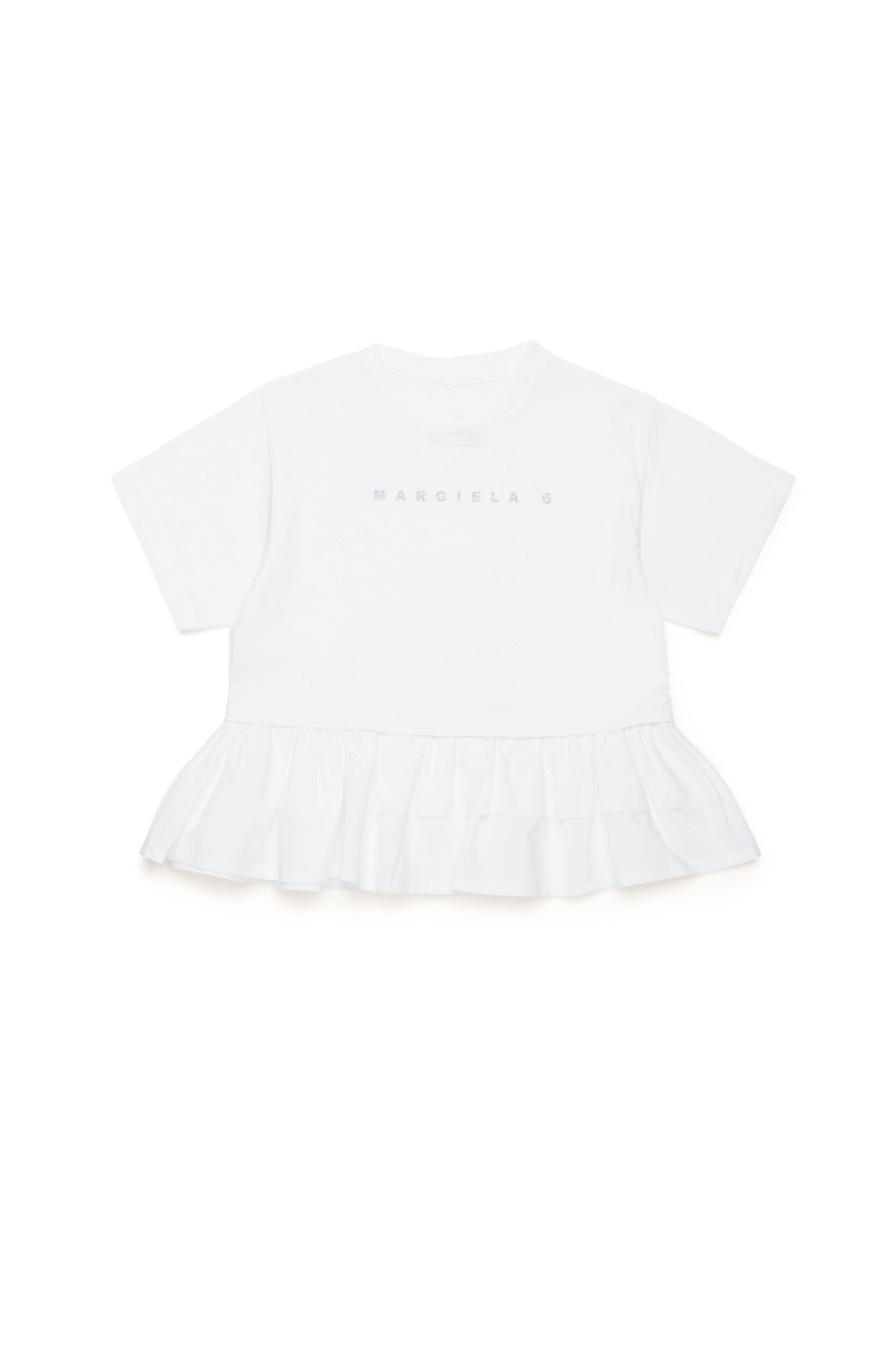 T-shirt à volants - Natural White