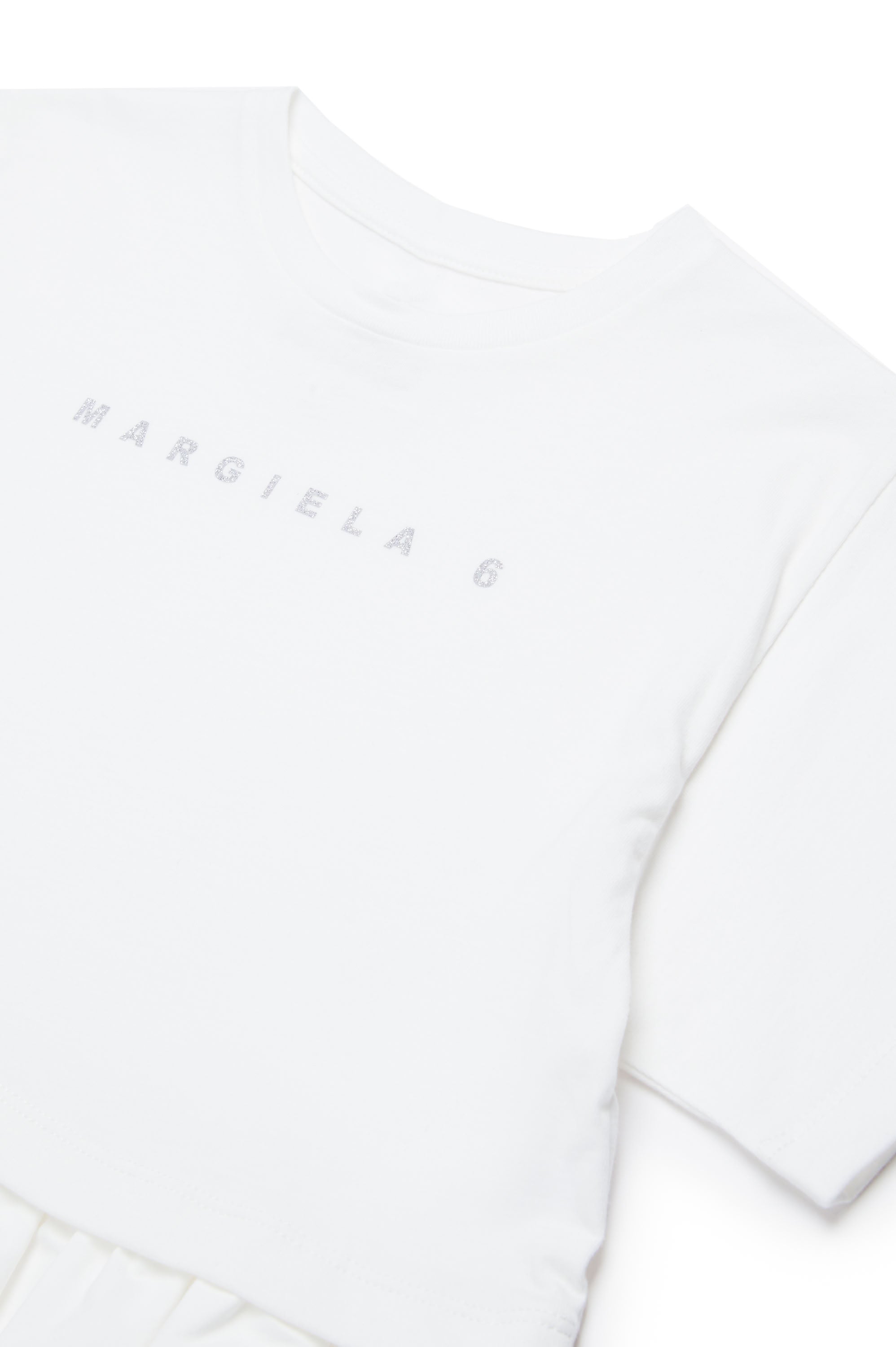 T-shirt à volants - Natural White