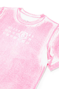 Washed and printed T-shirt - Deep Rose