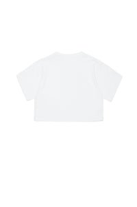 Print T-shirt - Natural White