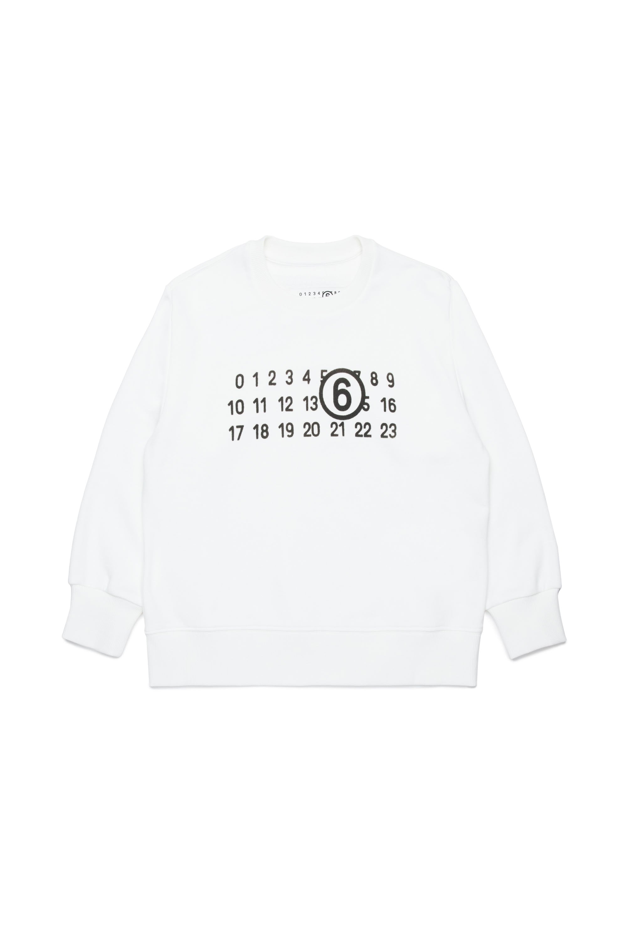Printed sweatshirt - Natural White