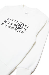 Printed sweatshirt - Natural White