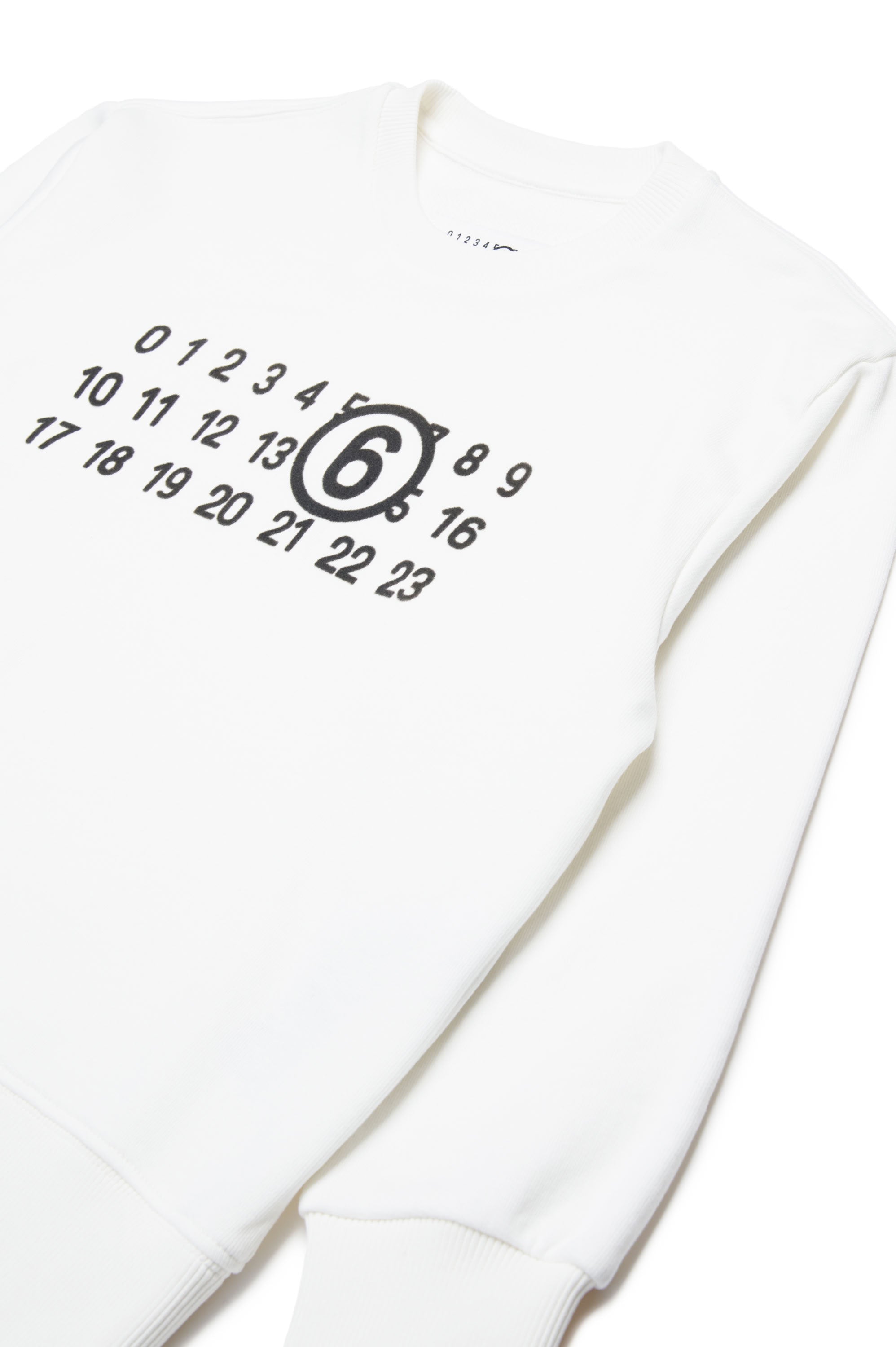 Printed sweatshirt - Natural White
