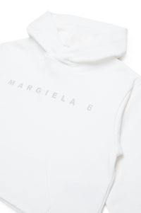 Sweat à capuche avec logo - Natural White
