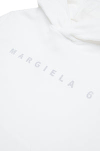 Sweat à capuche avec logo - Natural White