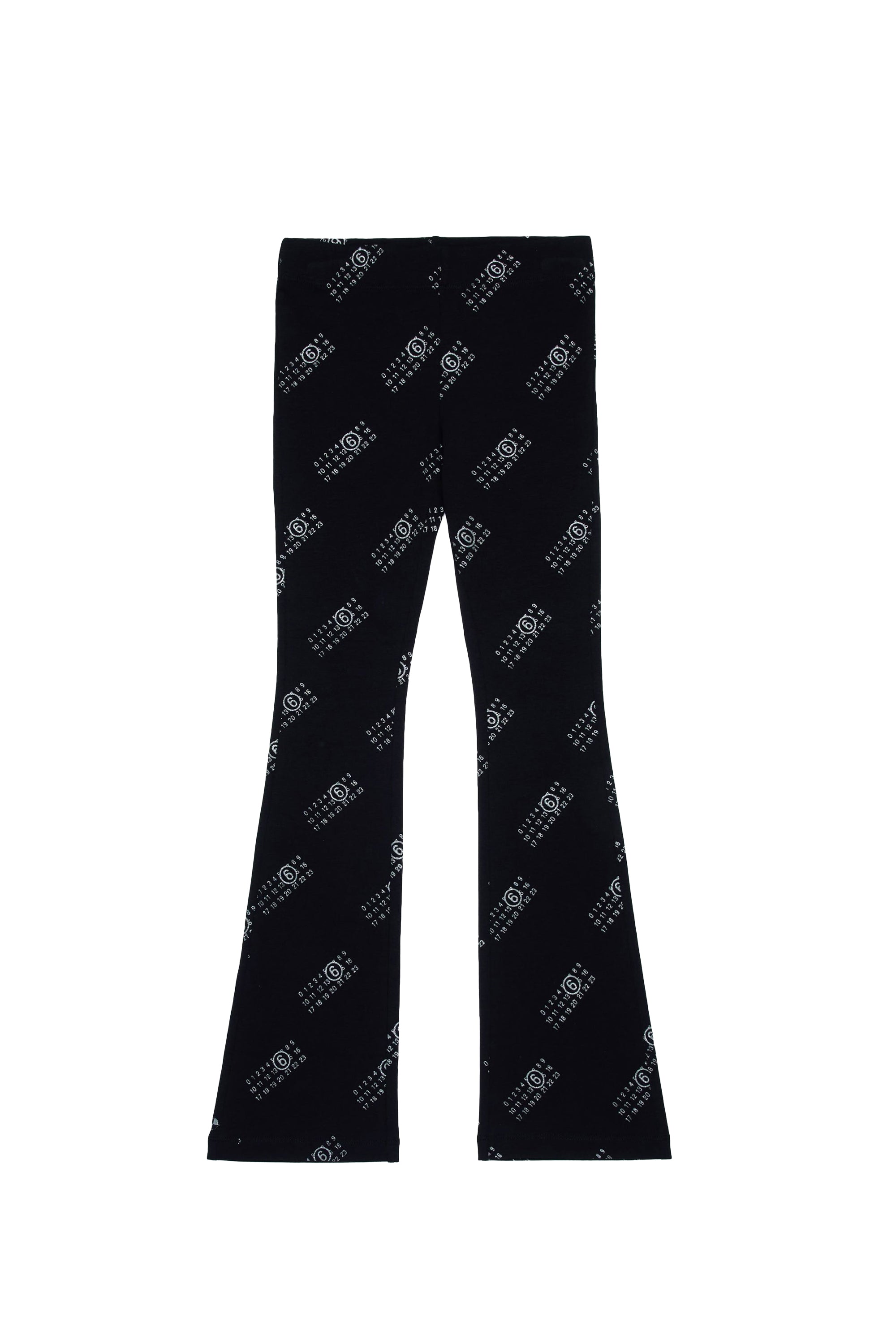 Pantalon évasé et imprimé - Black