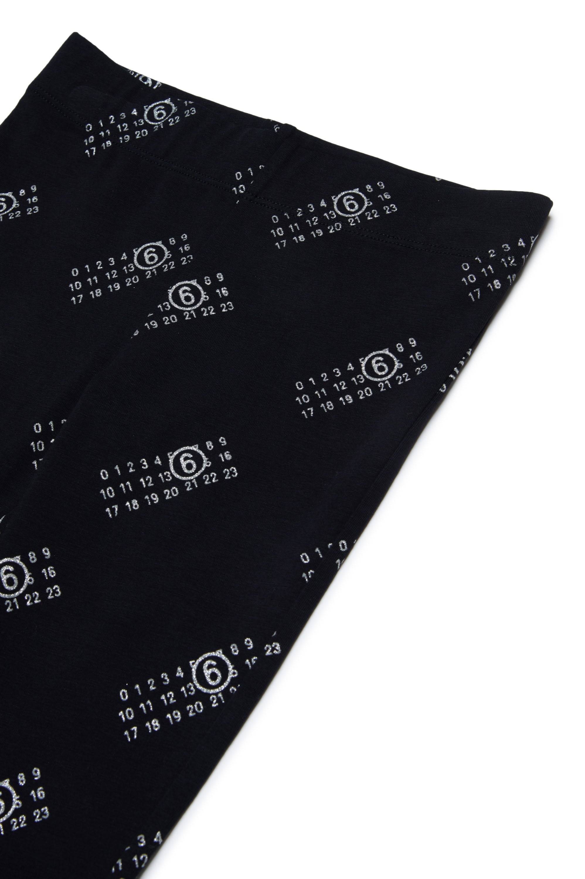 Pantalon évasé et imprimé - Black