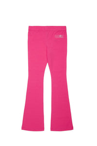 Legging évasé à taille élastique - Deep Rose