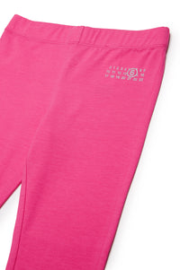 Legging évasé à taille élastique - Deep Rose
